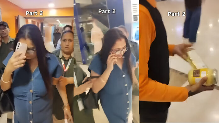 DLF मॉल से बिल चुकाए बिना घी का डिब्बा लेकर निकल रही थी महिला, गार्ड ने रोका, फिर जो हुआ?