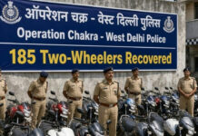 ऑपरेशन चक्र का बड़ा प्रहार, पश्चिमी दिल्ली पुलिस ने 185 दोपहिया वाहन बरामद कर चोरों के नेटवर्क को दी करारी चोट