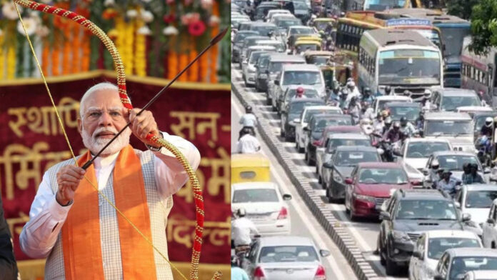 दिल्ली में दशहरा समारोह में शामिल होंगे PM मोदी, सुरक्षा के लिए 2500 जवान तैनात, ट्रैफिक एडवाइजरी जारी
