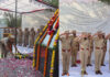 मथुरा: पुलिस स्मृति दिवस पर शहीदों को किया नमन