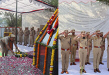 मथुरा: पुलिस स्मृति दिवस पर शहीदों को किया नमन
