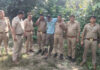 मुजफ्फरनगर में पुलिस मुठभेड़, 25 हजार का इनामी बदमाश गोली लगने से घायल, गिरफ्तार