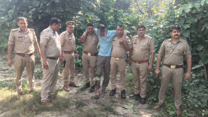 मुजफ्फरनगर में पुलिस मुठभेड़, 25 हजार का इनामी बदमाश गोली लगने से घायल, गिरफ्तार