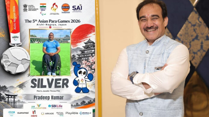 जापान में गाजियाबाद के प्रदीप कुमार का दमदार प्रदर्शन, भाला फेंक में जीता रजत पदक
