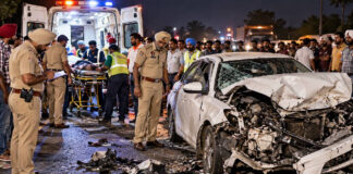 संगरूर में काल बनी तेज रफ्तार कार, 23 मजदूरों को कुचला, 8 की मौके पर मौत, इलाके में कोहराम
