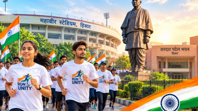 राष्ट्रीय एकता दिवस पर हिसार में निकाली जाएगी रन फॉर यूनिटी, महाबीर स्टेडियम व सरदार पटेल भवन में होंगे कार्यक्रम