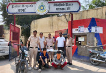 चाकू की नोक पर लूट का खेल खत्म, शाहबाद डेयरी पुलिस ने दो बदमाश दबोचे