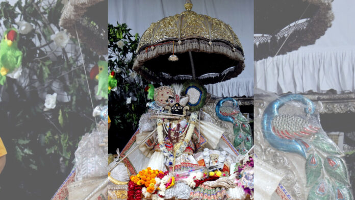 शरद पूर्णिमा पर मुरलीधर बने बांकेबिहारी, अलौकिक दर्शन कर निहाल हुए भक्त