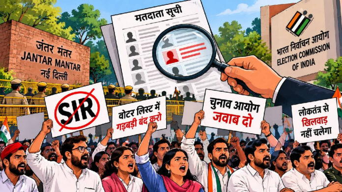 वोटर लिस्ट के SIR पर घमासान, चुनाव आयोग से पारदर्शिता और जवाबदेही की मांग तेज