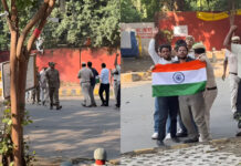 जंतर-मंतर पर फिर हंगामा! गेट कूदकर अंदर पहुंचे सौरव दास और आशुतोष रांका, दिल्ली पुलिस ने लिया हिरासत में