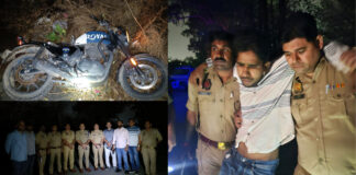 नोएडा में आधी रात को गोलियों की गूंज, पुलिस मुठभेड़ में चेन स्नैचिंग के दो बदमाश घायल
