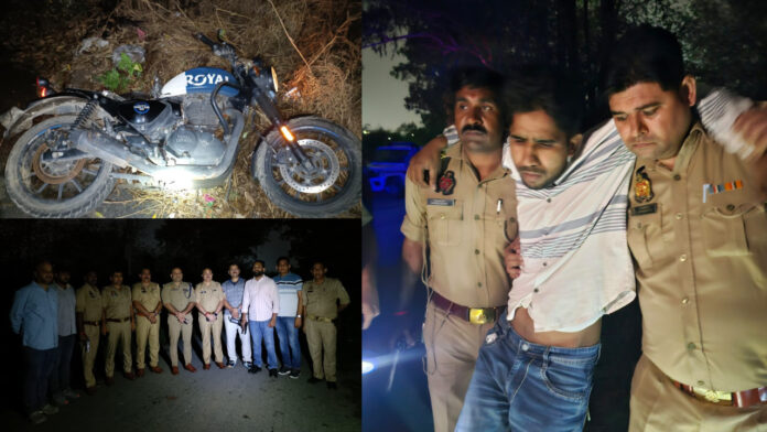 नोएडा में आधी रात को गोलियों की गूंज, पुलिस मुठभेड़ में चेन स्नैचिंग के दो बदमाश घायल