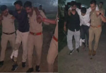 पुलिस मुठभेड़ में दो शातिर चोर गिरफ्तार, पैर में लगी गोली