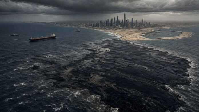 UAE के तट पर तेल की काली चादर, ईरान जंग के बीच समंदर हुआ काला, मंडराया बड़ा खतरा