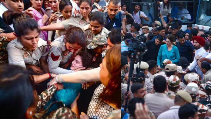 प्रदर्शन में हंगामा, पुलिस से धक्का-मुक्की पड़ी भारी, संसद मार्ग और कनॉट प्लेस थाने में तीन मामले दर्ज