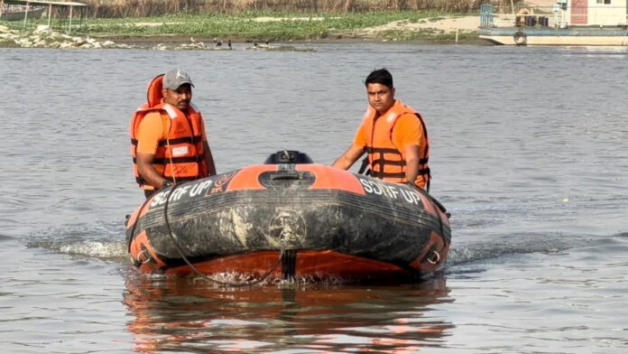 कार्तिक मास में यमुना की निगरानी करेगी एसडीआरएफ, केशीघाट पर बनाई अस्थायी चौकी